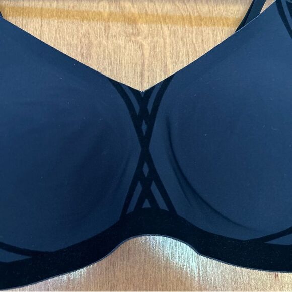 Honeylove Silhouette Bra in Vamp Black Velvet Size Medium 36B 36C - Picture 3 of 9